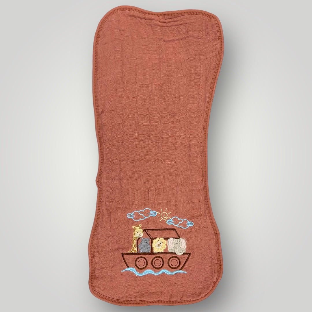 Boho Burp Cloth - Noah's Ark