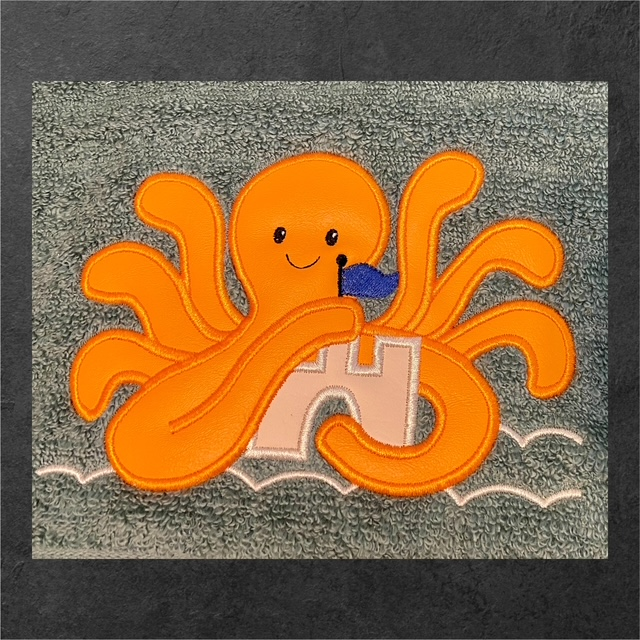 Oliver the Octopus - Beach Towel