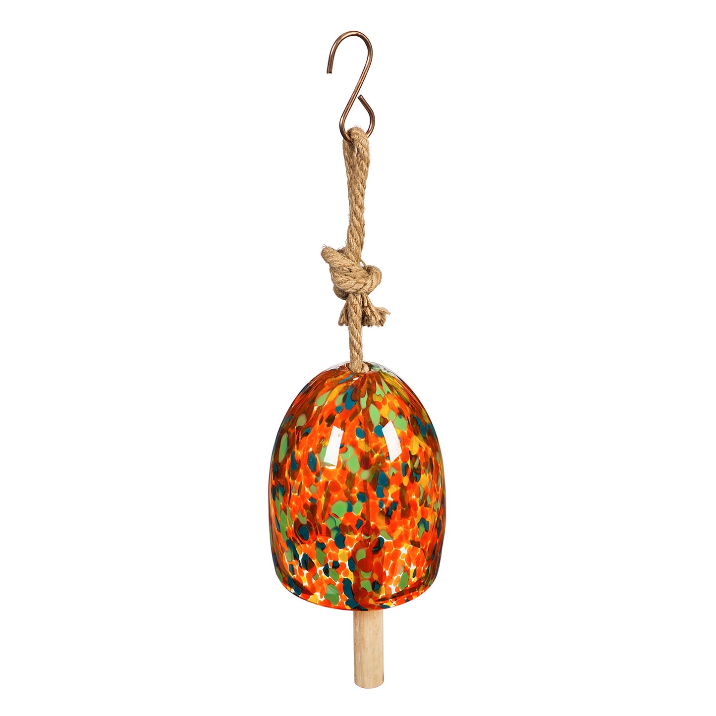 Speckled Art Glass Bell