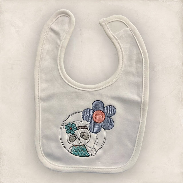 Panda Hippie Girl Blanket Set - (3 pcs)