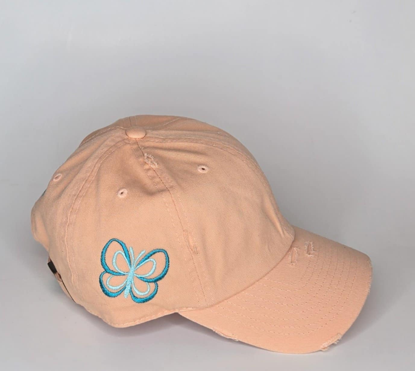 Butterfly Breeze- Baseball Hat Peach