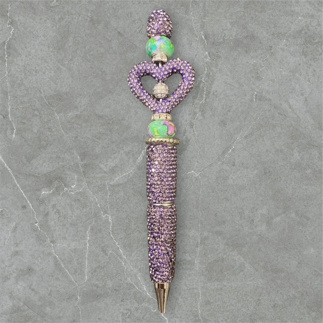 Purple Passion Beaded Pen