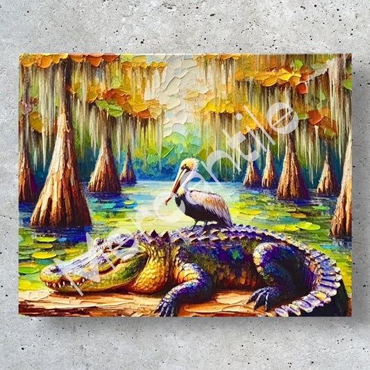 Riders on the Bayou - Bayou Collection #1 - Note Card