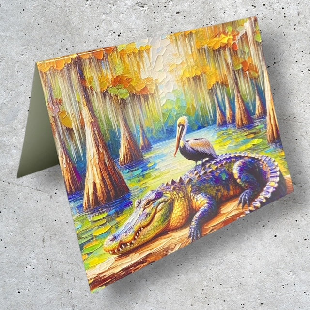 Riders on the Bayou - Bayou Collection #1 - Note Card