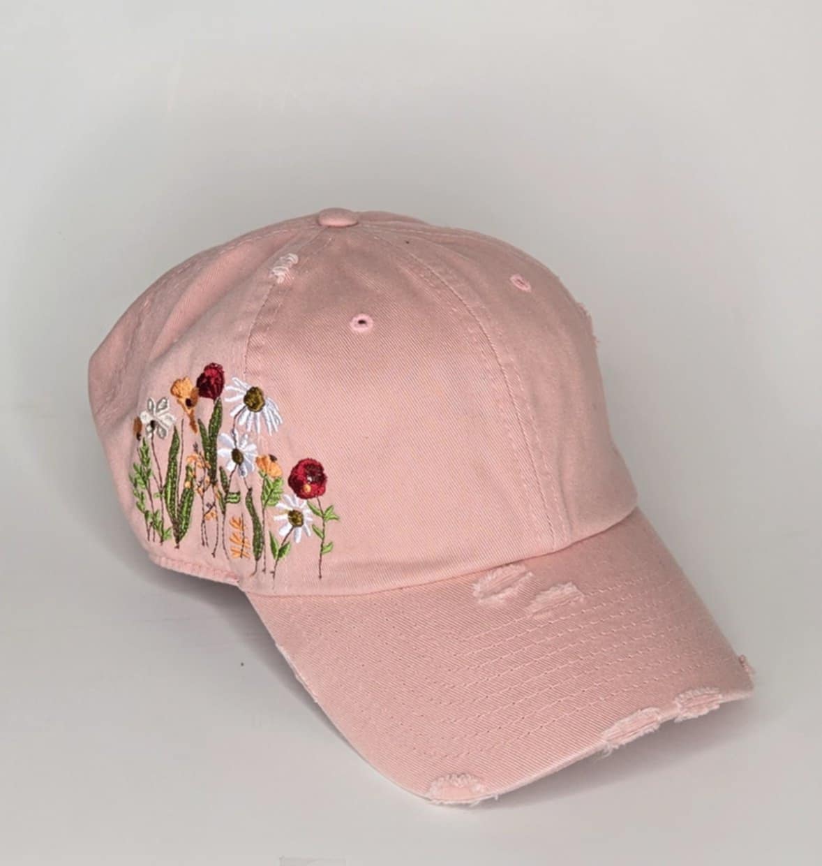 Meadow Bloom- Baseball Hat Rose