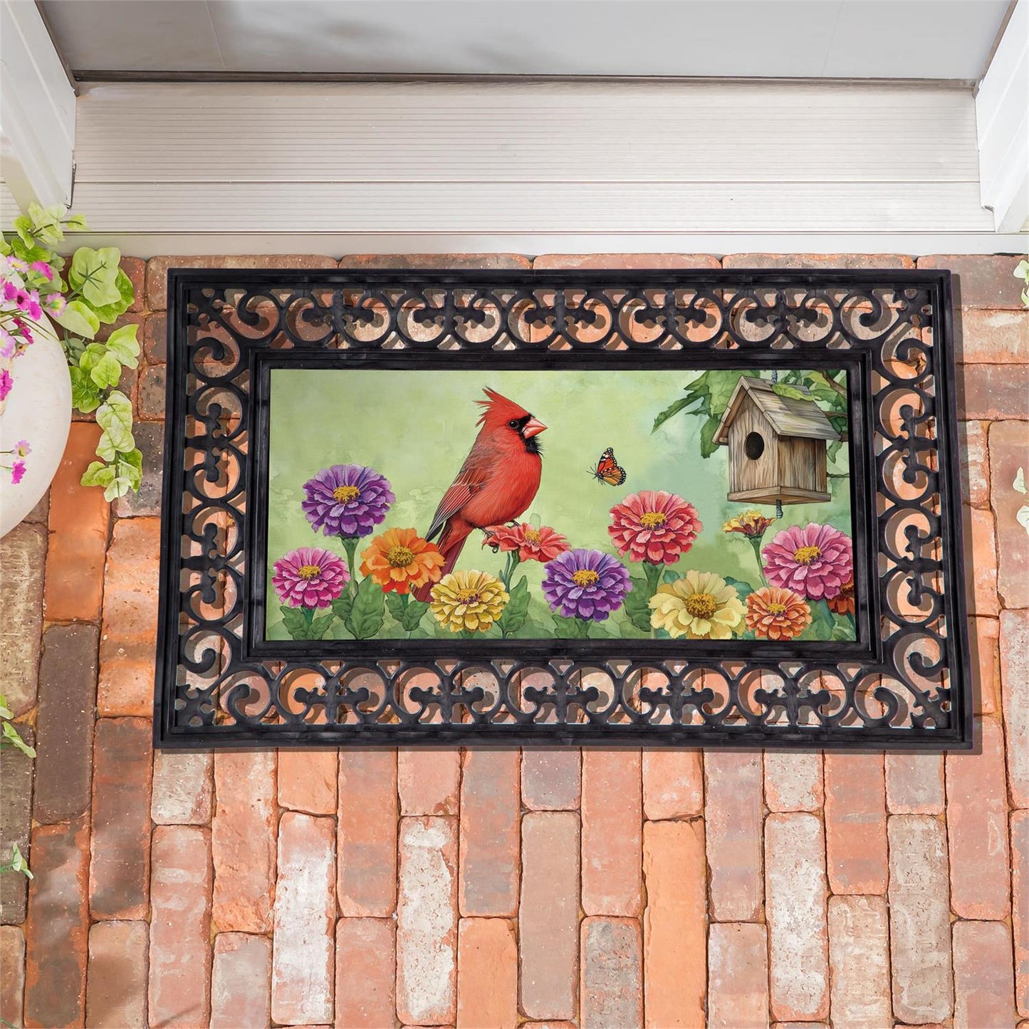 Spring Cardinal Switch Mat Insert