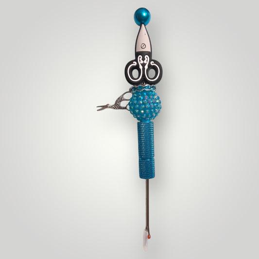 Seam Ripper - Beaded with Charm - Light Blue