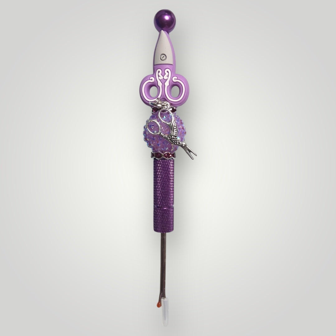 Seam Ripper - Beaded with Charm - Purple-Light Purple