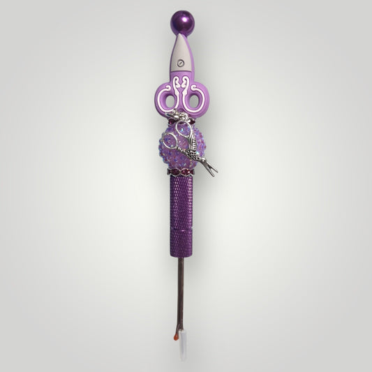 Seam Ripper - Beaded with Charm - Purple-Light Purple