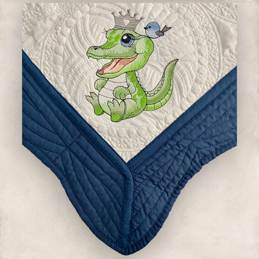 Sir Chomp A-Lot Heirloom Quilt Set - (3 pcs)