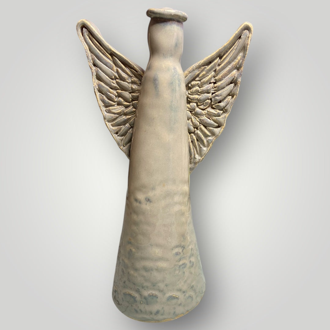 Small Angel - Morning Mist - Fingerprint Pottery