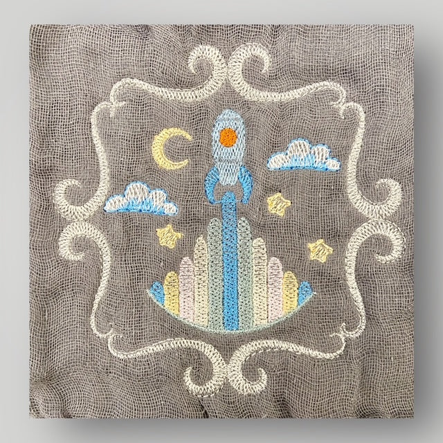 Boho Bib - Space Launch - Bib