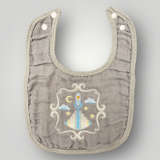 Boho Bib - Space Launch - Bib