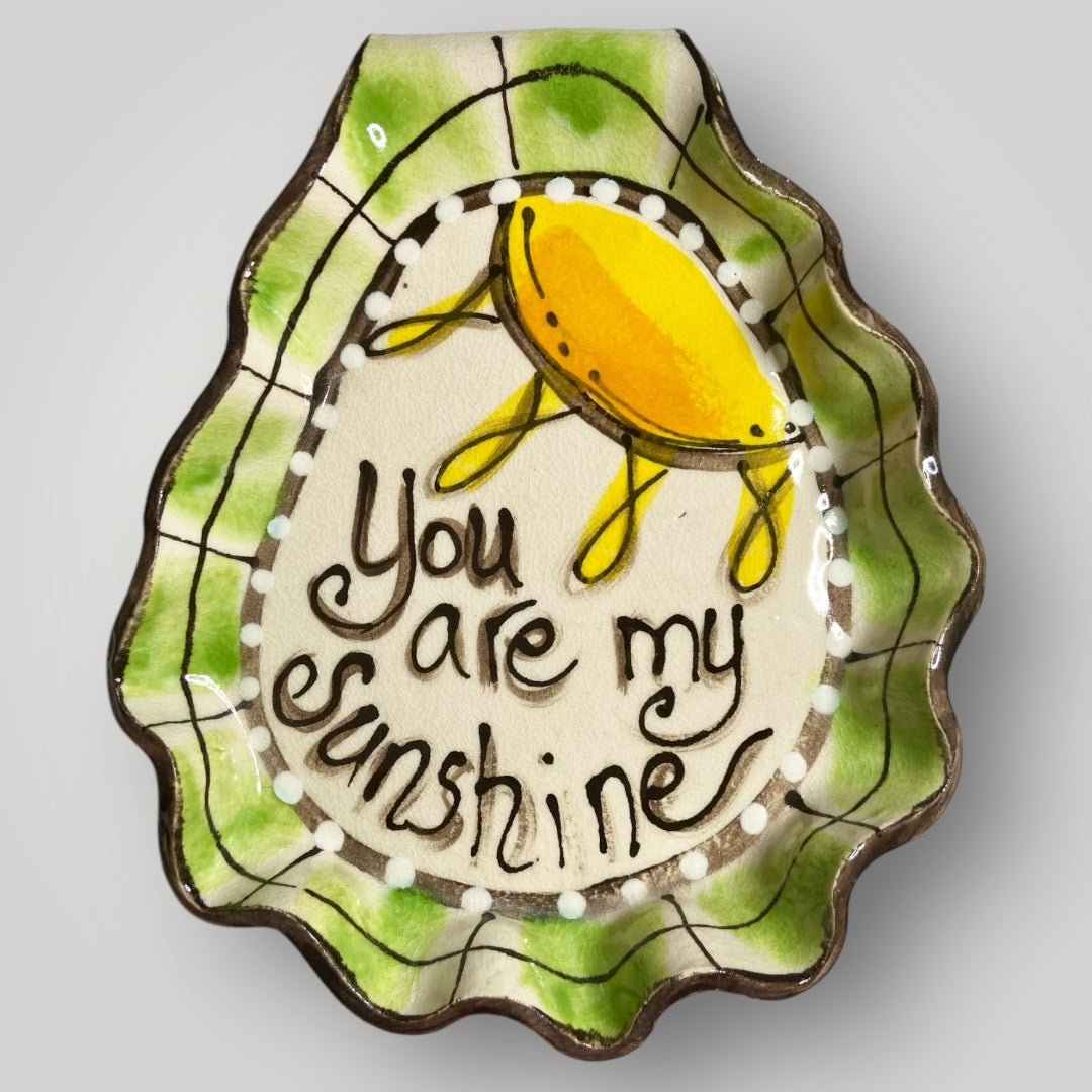Spoon Rest - You Are My Sunshine - Heartfelt Traditions Pottery