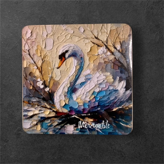 Swan at rest magnet