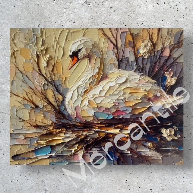 Swan's Embrace - Note Card