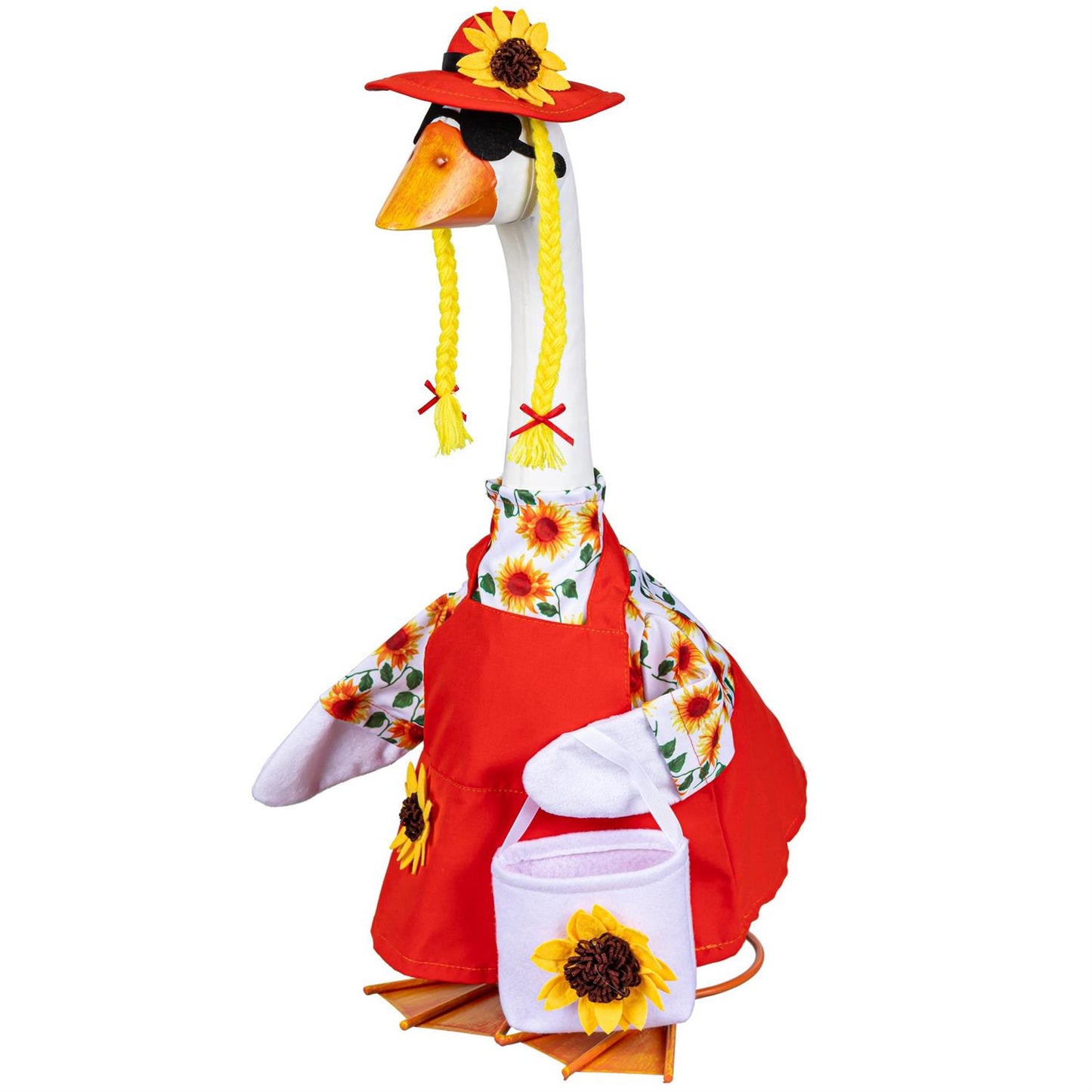 Porch Goose Outfit, Sunflower Dress