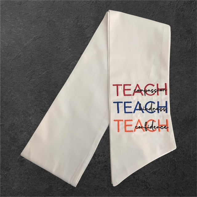 Teach - Wreath and Sash - The Manor Sash Collection