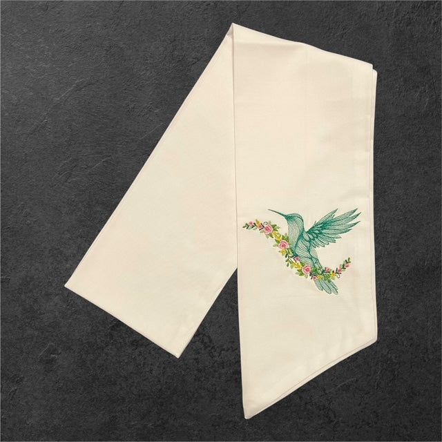 Teal Hummingbird - The Manor Sash Collection