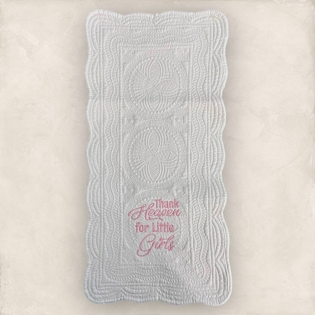 Thank Heaven for Little Girls Heirloom Quilt Set - (3 pcs)