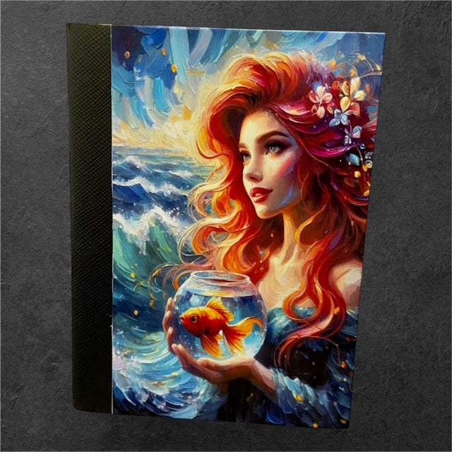 The Mermaid & Goldie - Mini Composition Book