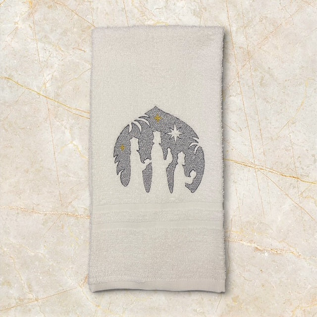 Three Kings - Embossed/Embroidered Hand Towel