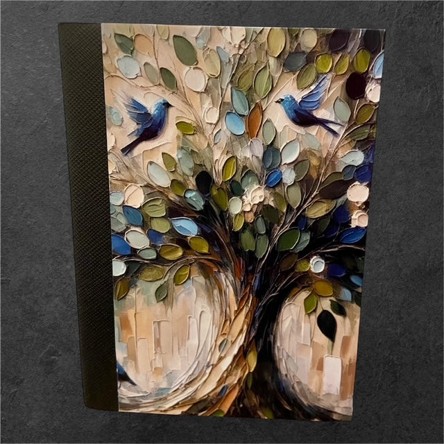 Tree of Life & Bluebirds - Mini Composition Book