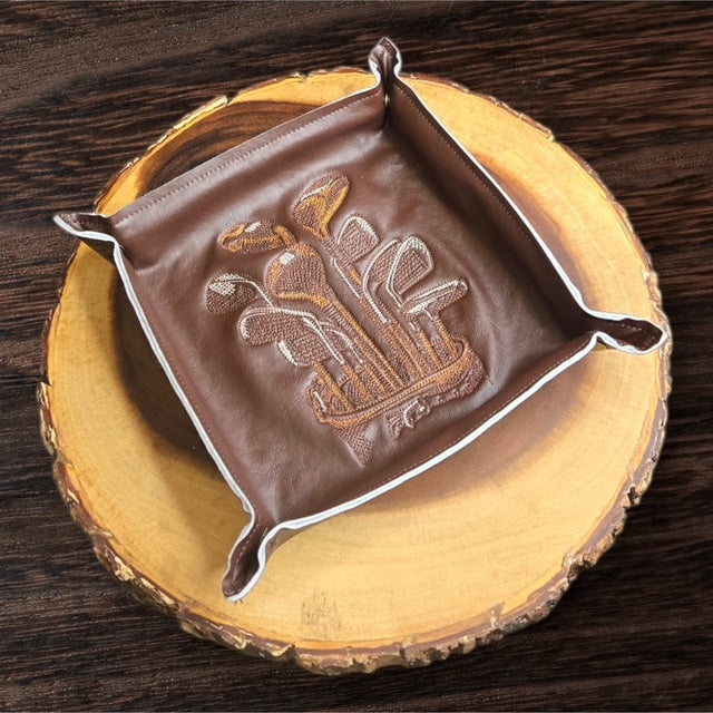 Vintage golf clubs valet tray from the Heritage Collection