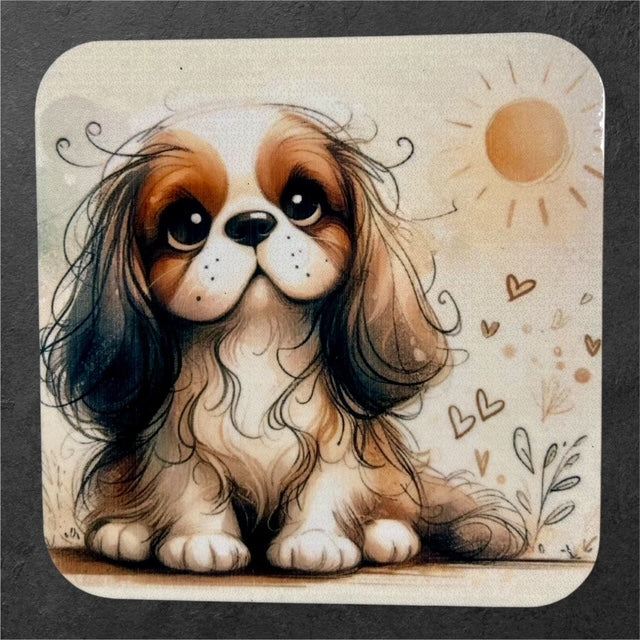 Waggin' at the Manor - Cavalier - Manor Magnet Collection