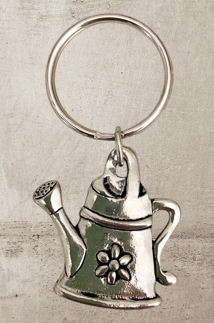 Watering Can - Pewter Keychain - KC-94