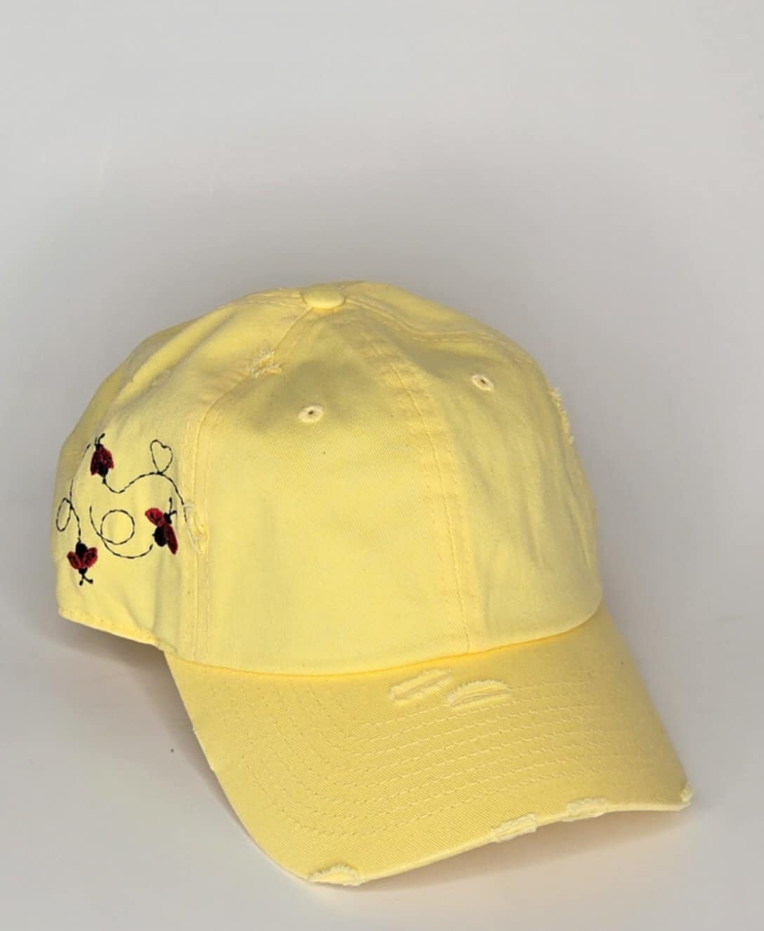 Ladybug- Baseball Hat Yellow