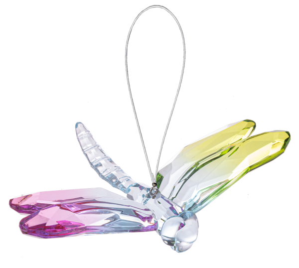 Whimsical Flight: Acrylic Dragonfly Ornament – 6"x4" of Light-Catching Magic