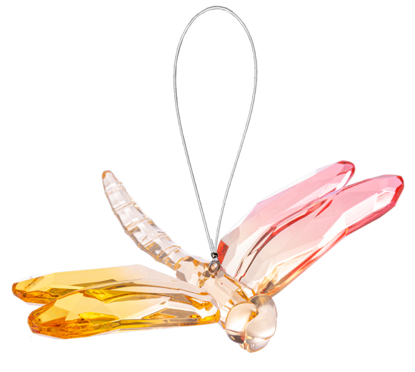 Whimsical Flight: Acrylic Dragonfly Ornament – 6"x4" of Light-Catching Magic