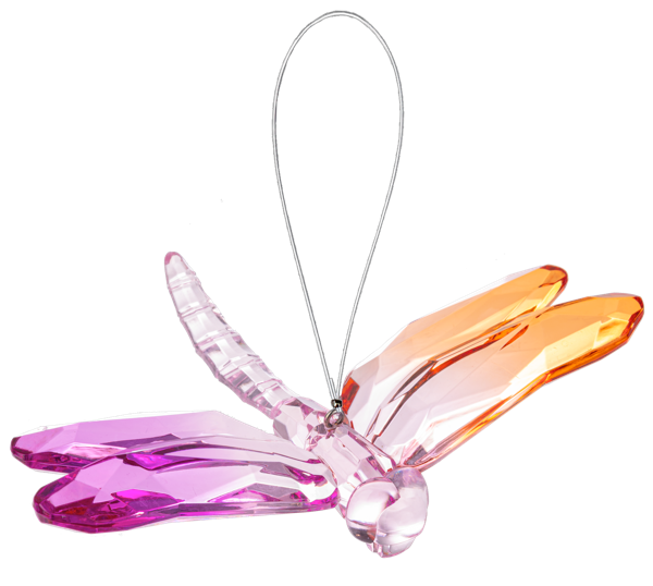 Whimsical Flight: Acrylic Dragonfly Ornament – 6"x4" of Light-Catching Magic