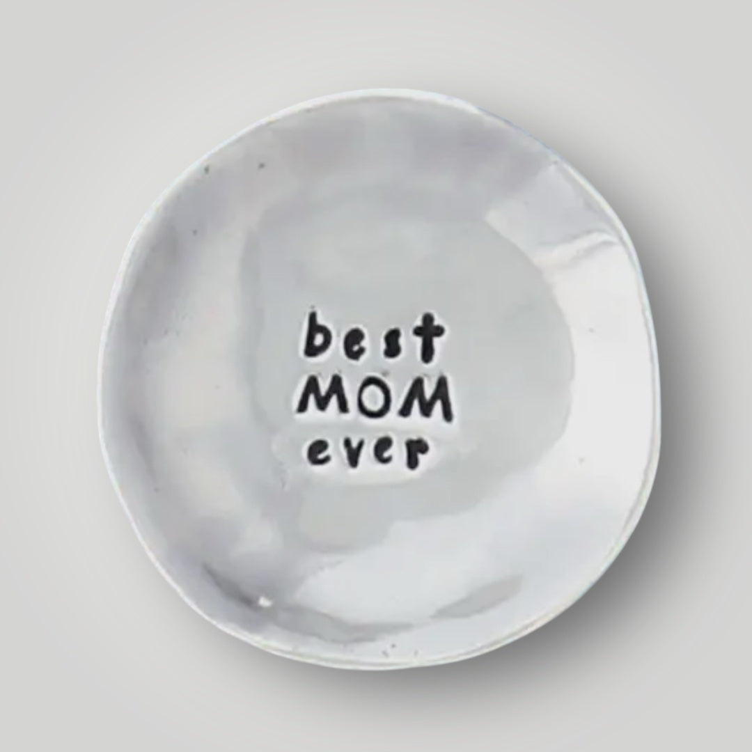 Best Mom Ever Charm Bowl - Pewter - BW33