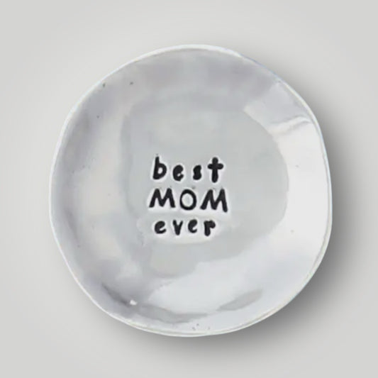 Best Mom Ever Charm Bowl - Pewter - BW33