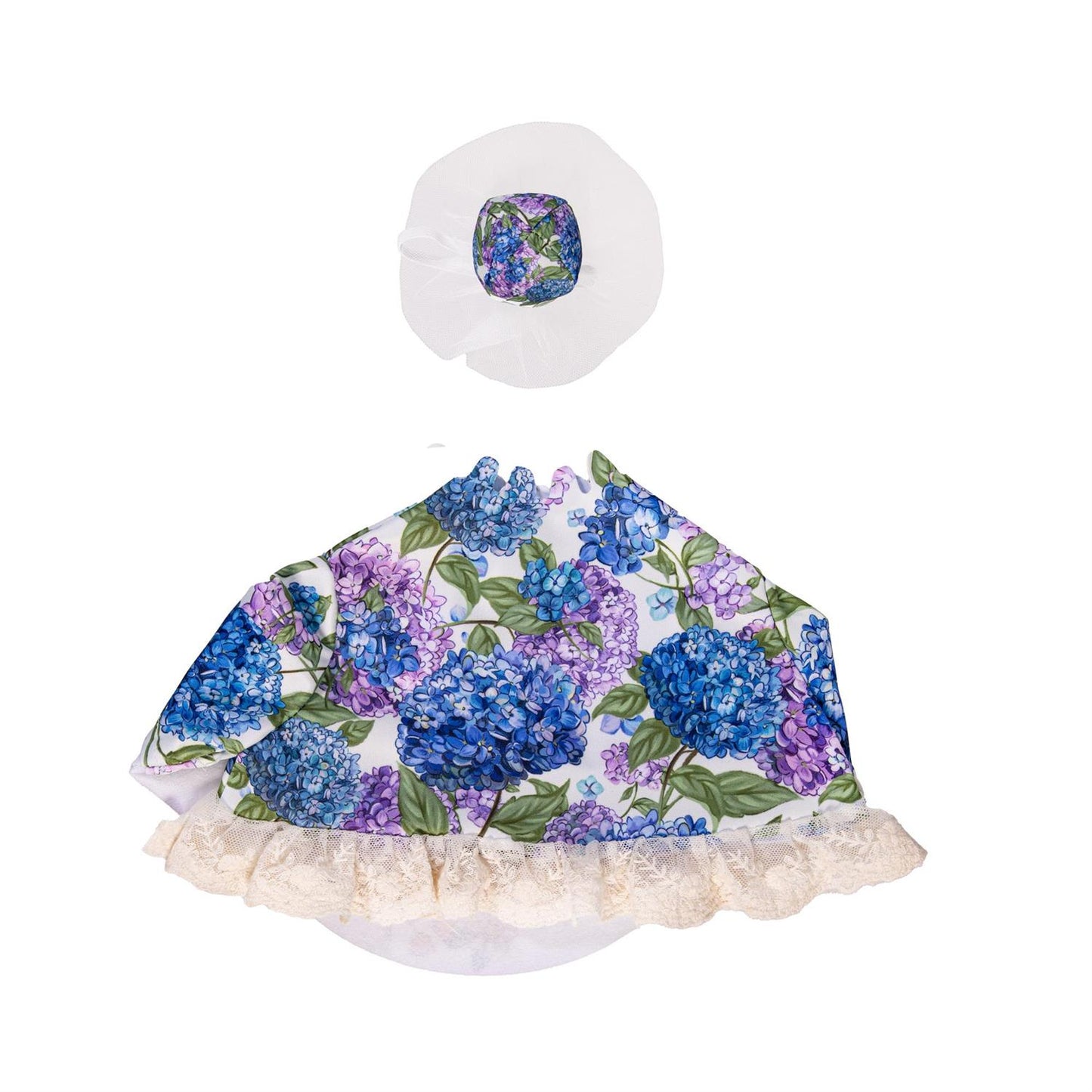 Porch goose hydrangea outfit shown from front angle