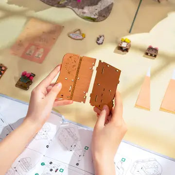 Rolife® Blossom Cart 3D Puzzle Creation Set