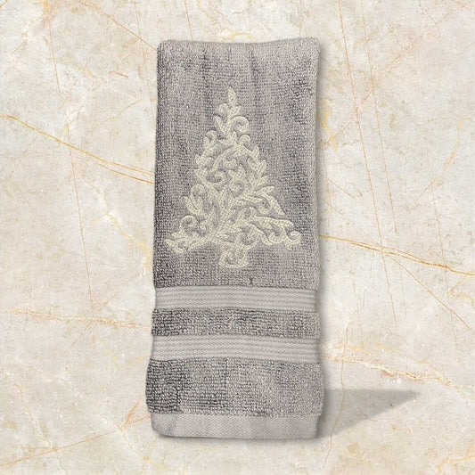 Unique embroidered hand towel, home décor accessory