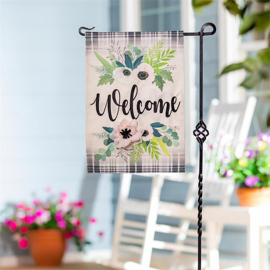 Floral Welcome- Flag
