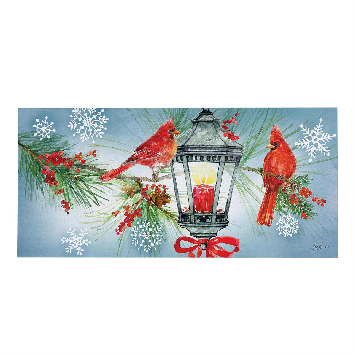 Cardinal Lantern Switch Mat Insert