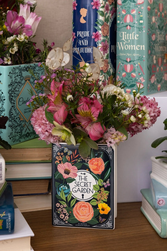 Secret Garden Book Vase