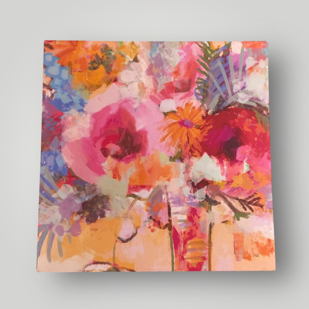 Abstract Flowers I - (pinks) - Pappion Artistry