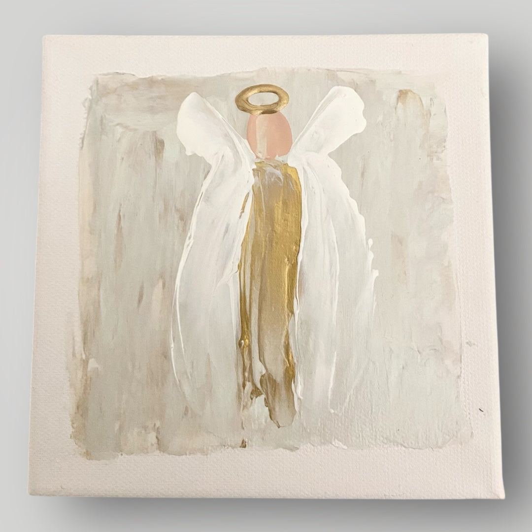 Angel Gold II gospel art canvas