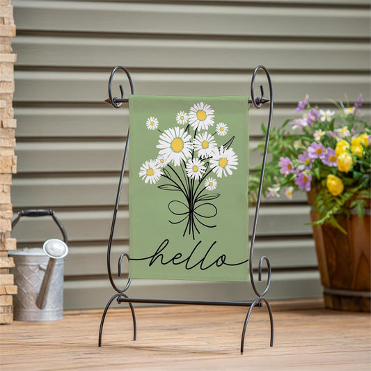 Hello Daisy Garden Flag
