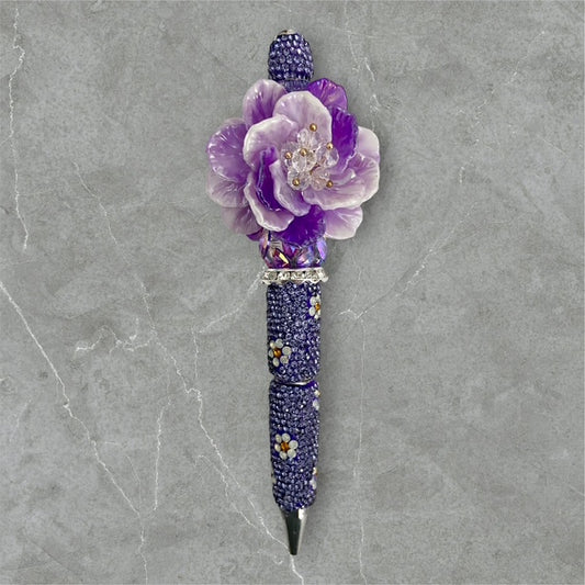 Bayou Amethyst - Beaded Pen