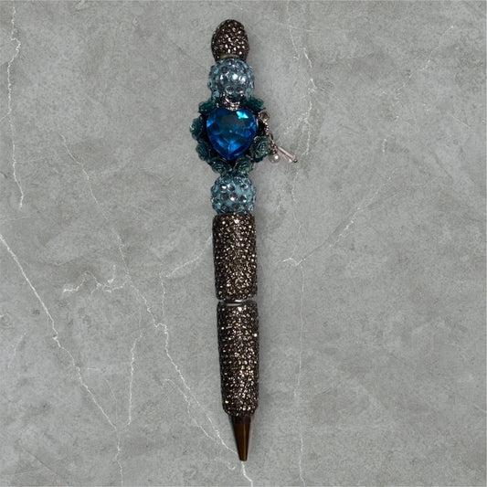 Beautiful in Blue Pen