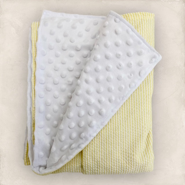 Bee Cute Minky Blanket - Yellow