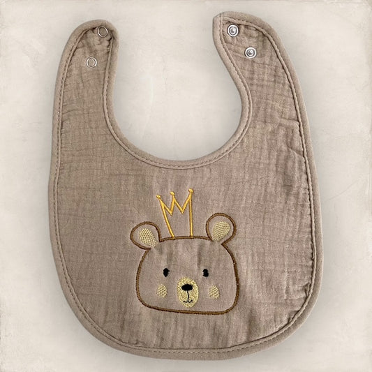 Bib - Crowned Bear