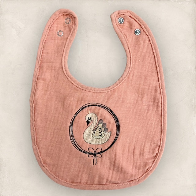 Bib - Crowned Swan